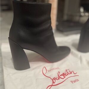 Christian Louboutin Black Ankle Boots
